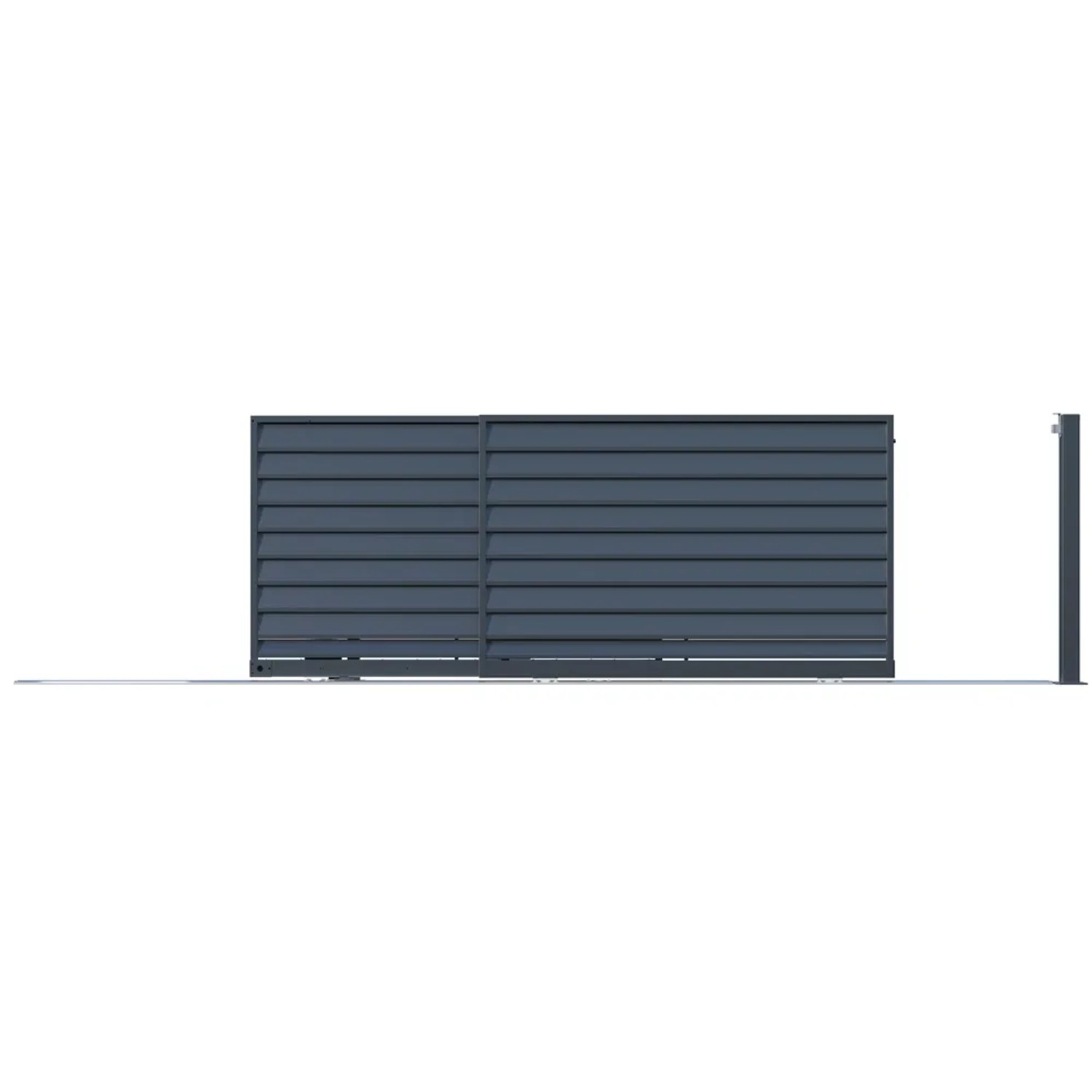 Polargos Brama Mistral teleskopowa antracyt 400 x 152 cm