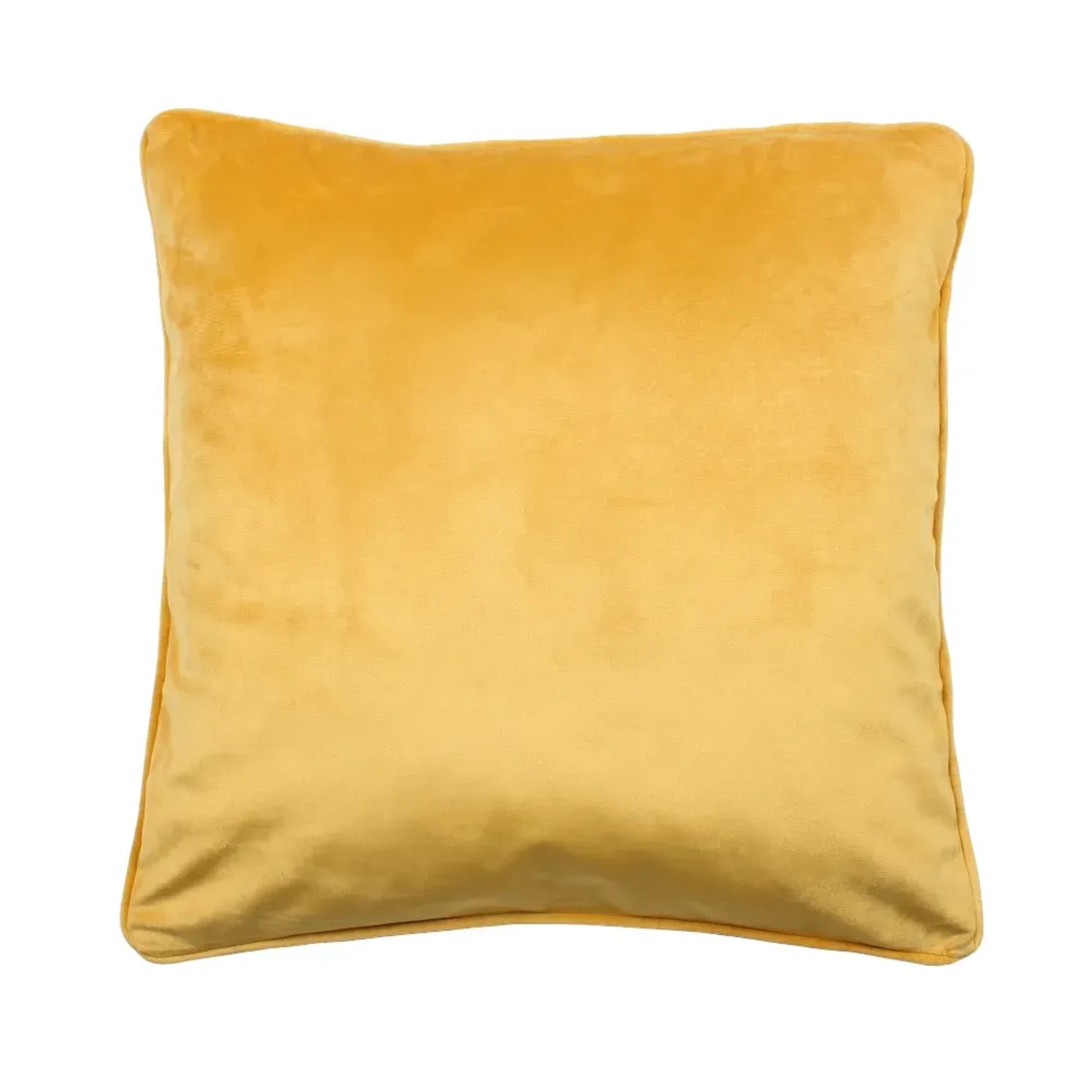 Poduszka VELVET musztardowa 45 cm x 45 cm