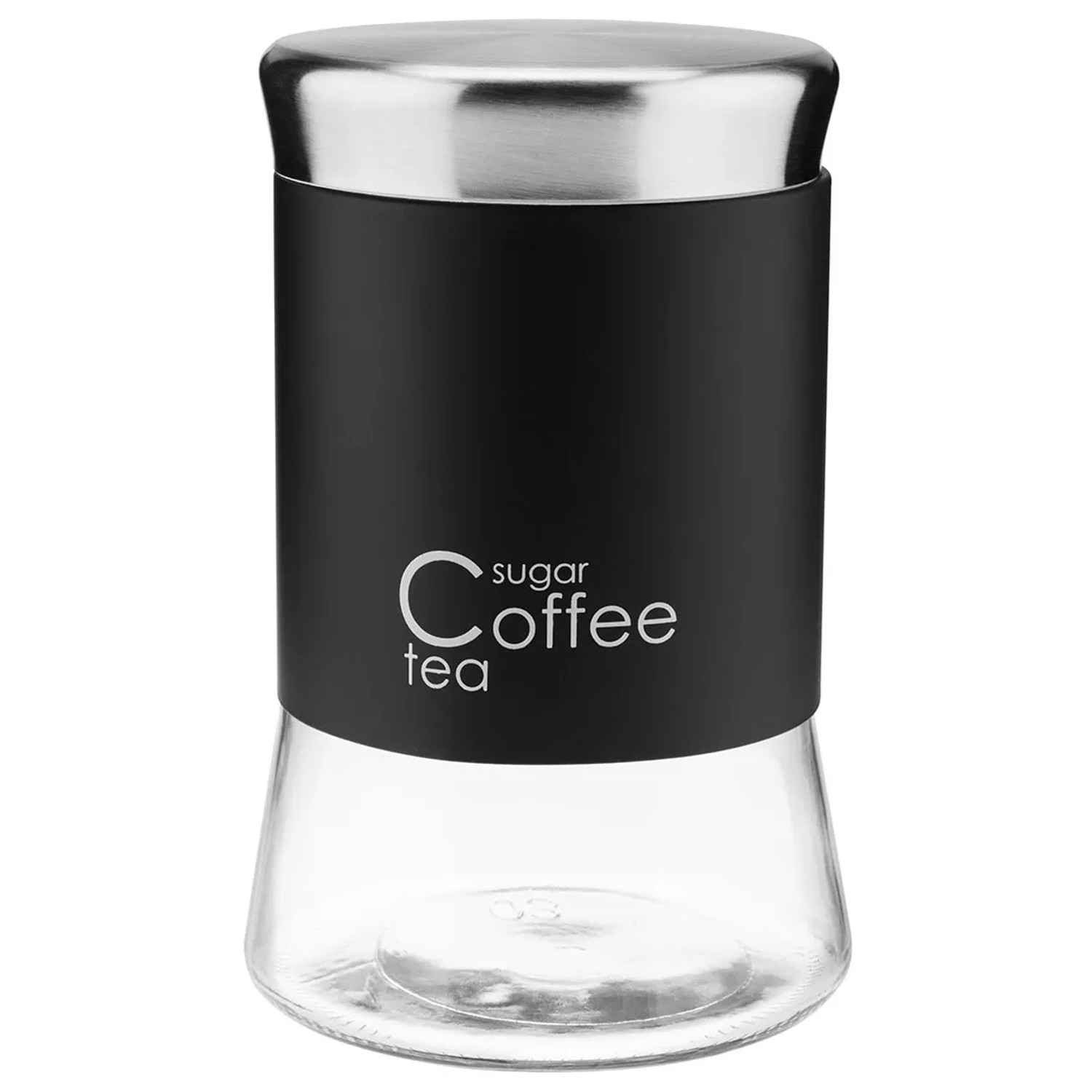 Galicja Pojemnik szklany Greno 1000 ml czarny