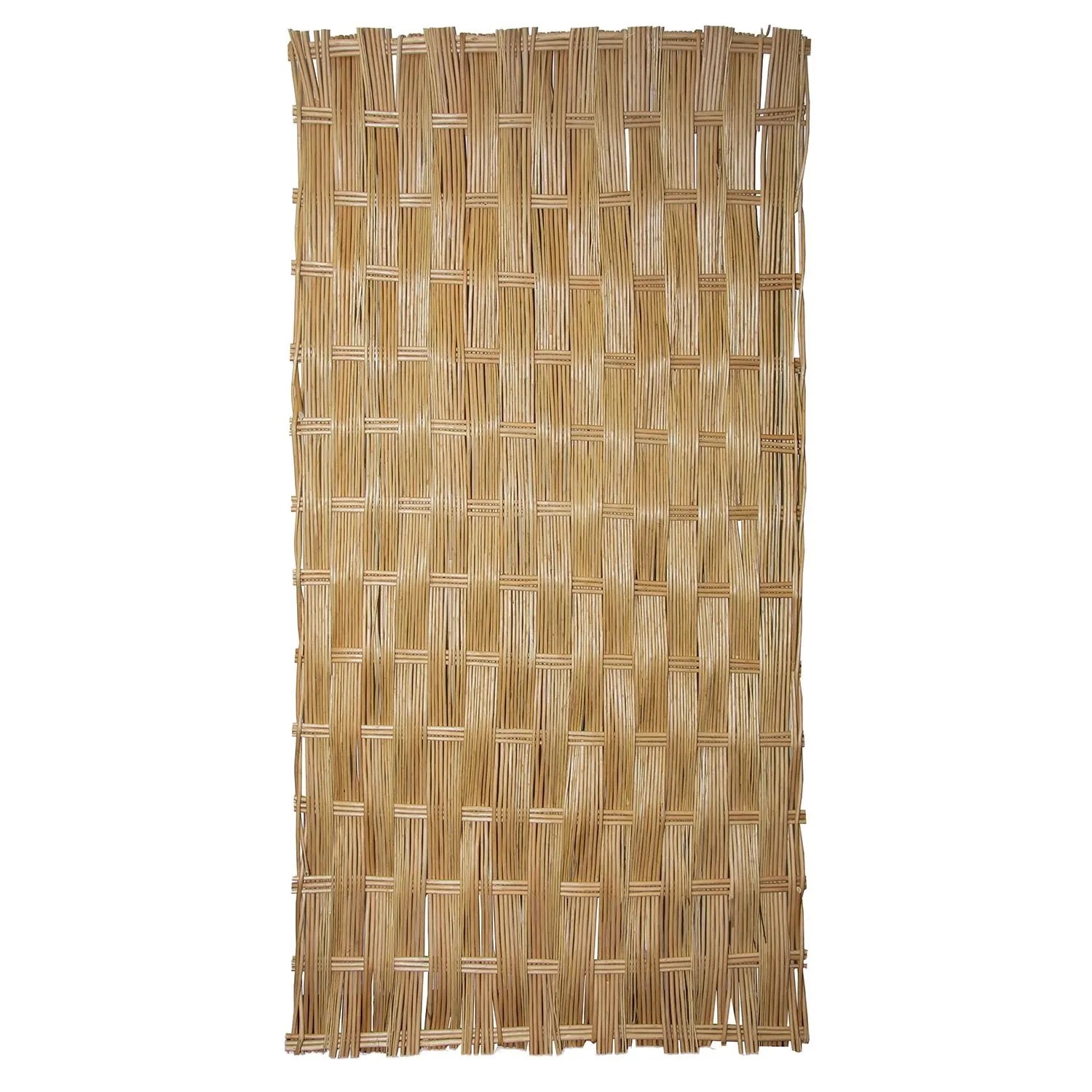 Osłona wiklinowa pleciona beż - 180 x 90 x 2,5 cm