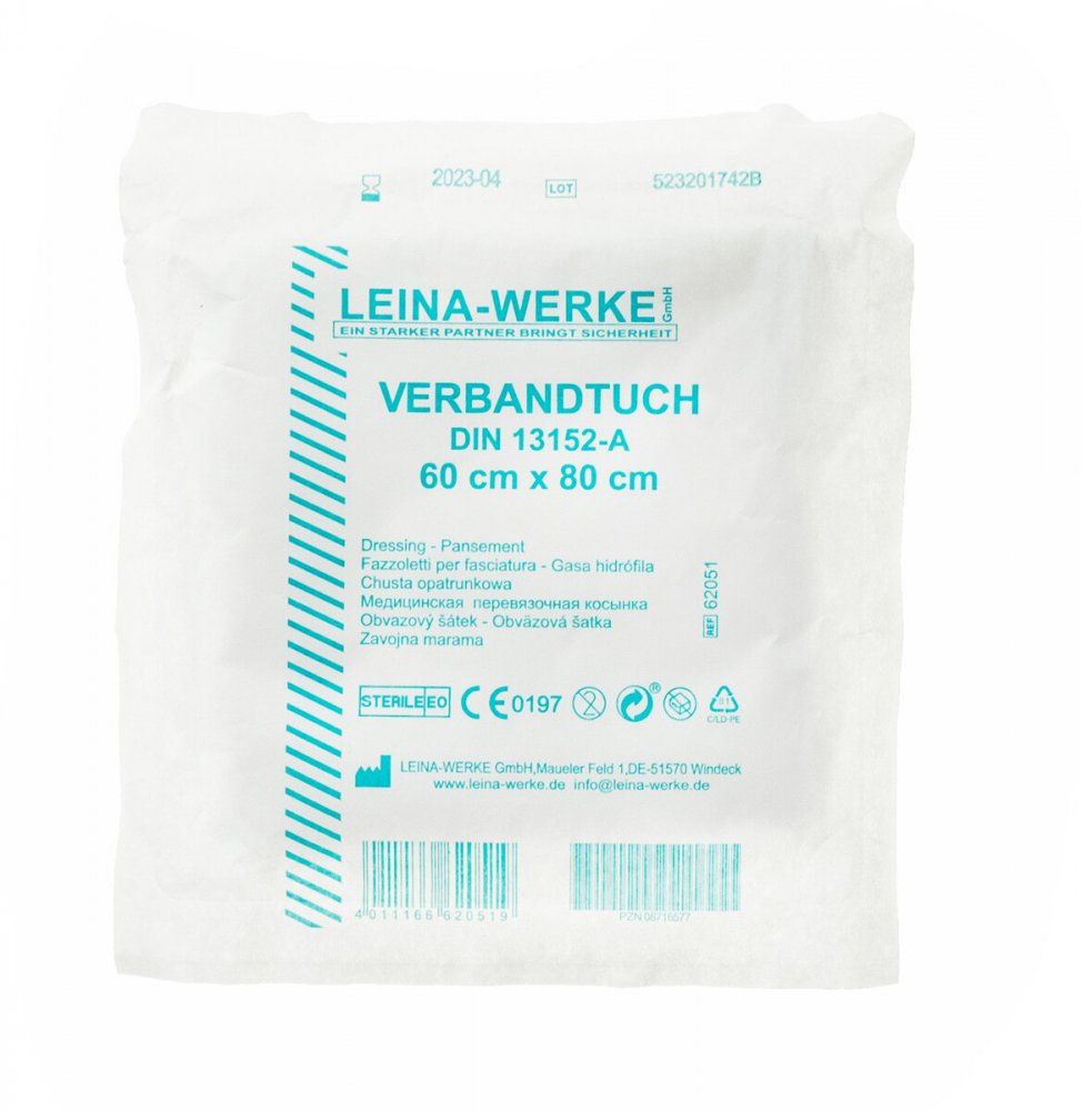 Chusta opatrunkowa Vera, Leina-Werke, 60x80cm, biały
