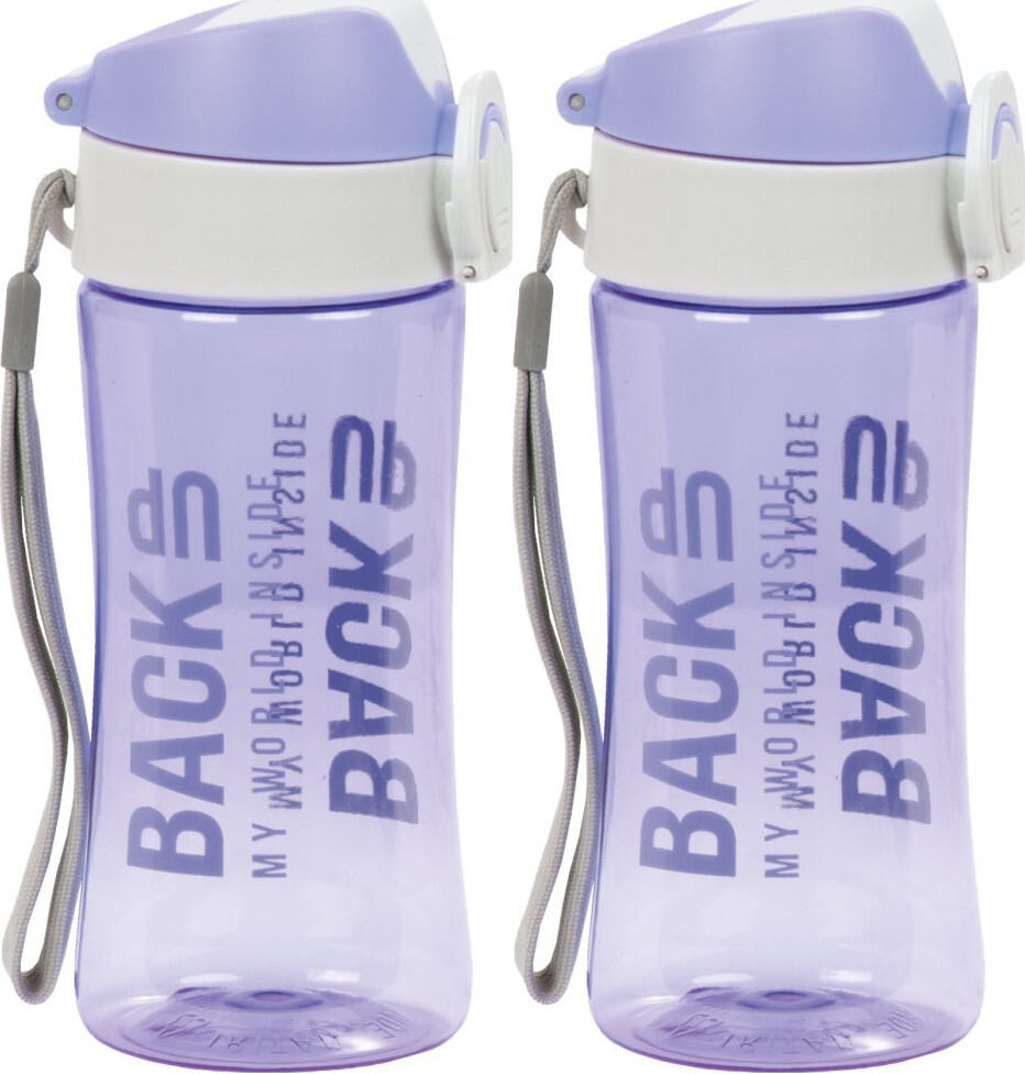 2x Bidon na wodę BackUP 7 A, 400ml, fioletowy