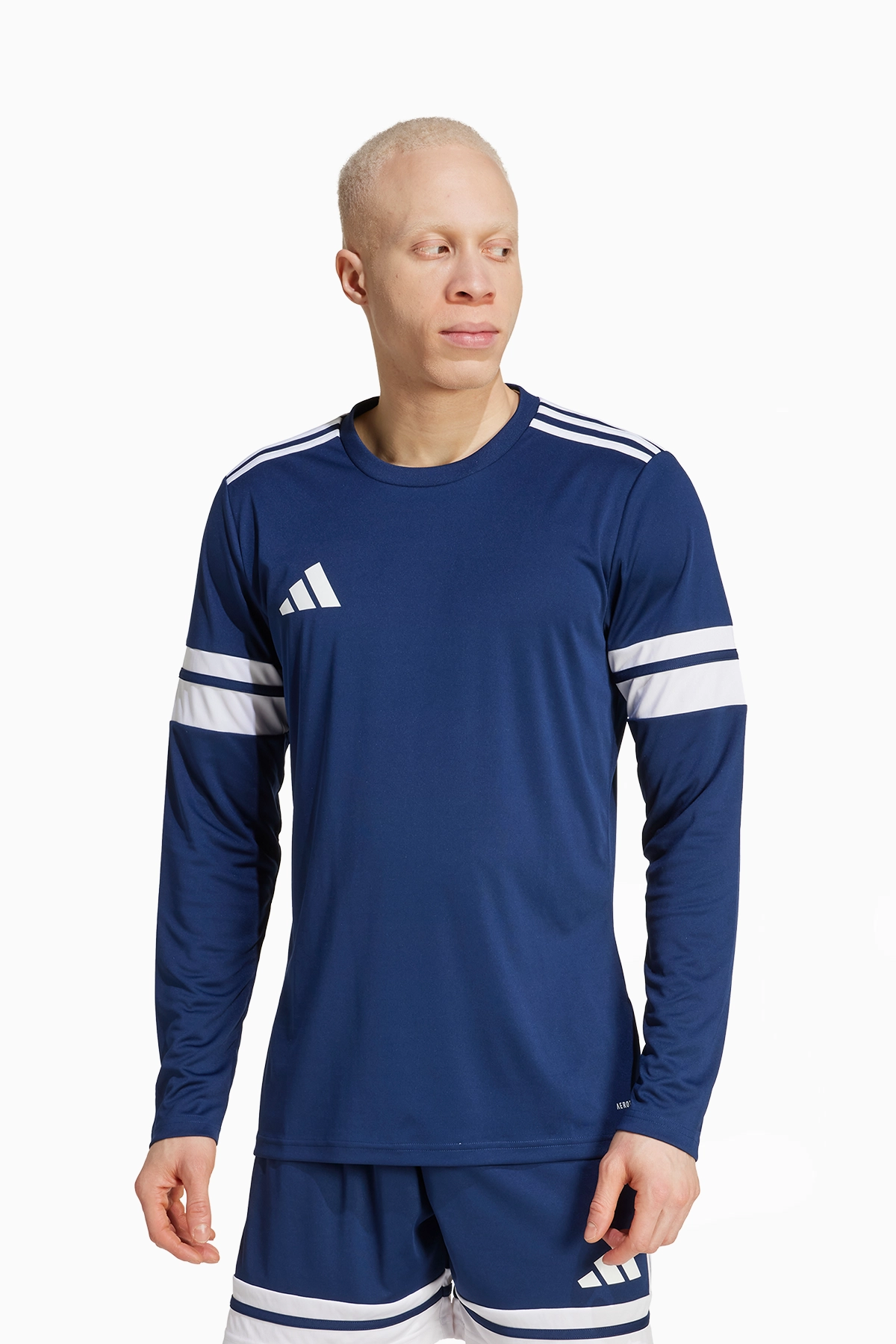 Koszulka z długim rękawem adidas Squadra 25 - Granatowy