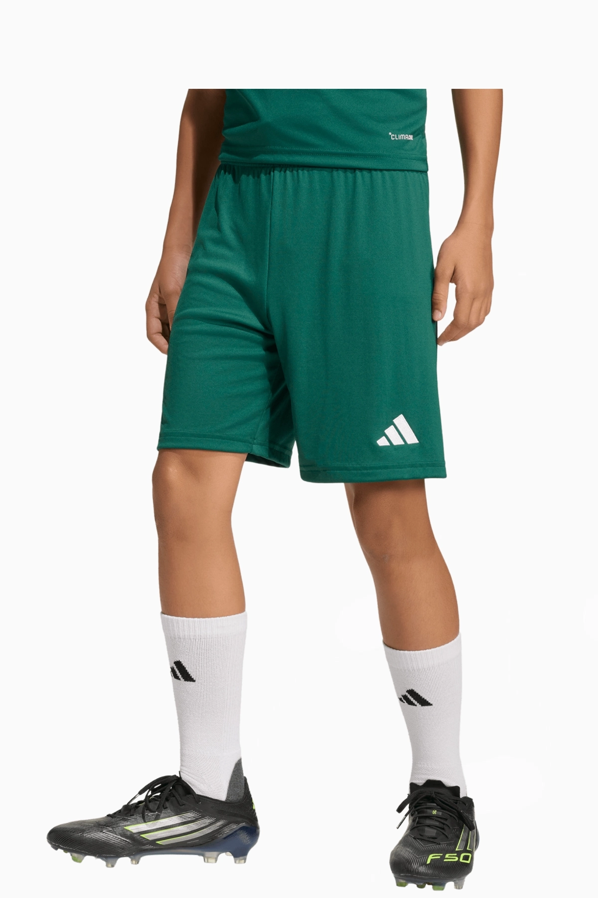 Spodenki adidas Entrada 26 Junior - Zielony