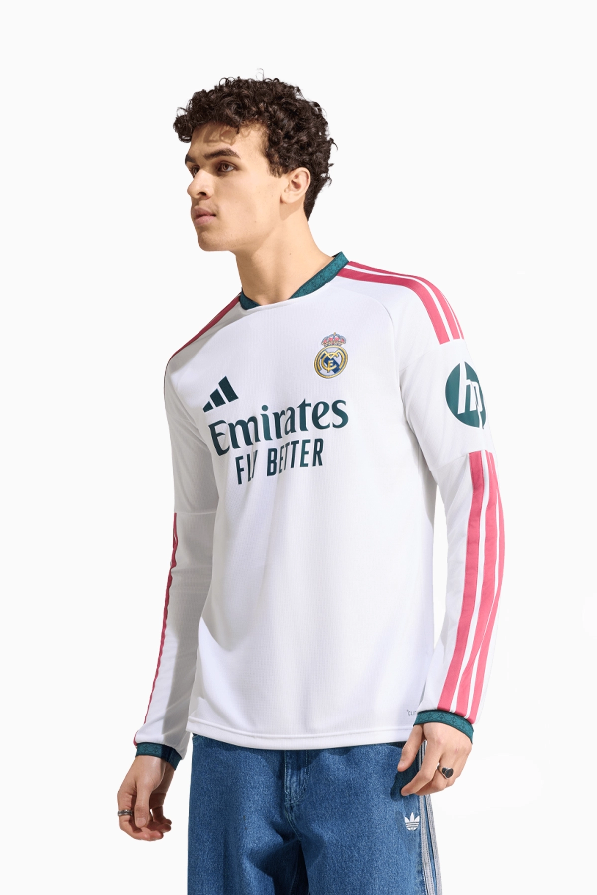 Koszulka z długim rękawem adidas Real Madryt 26/27 Domowa Replica - Biały