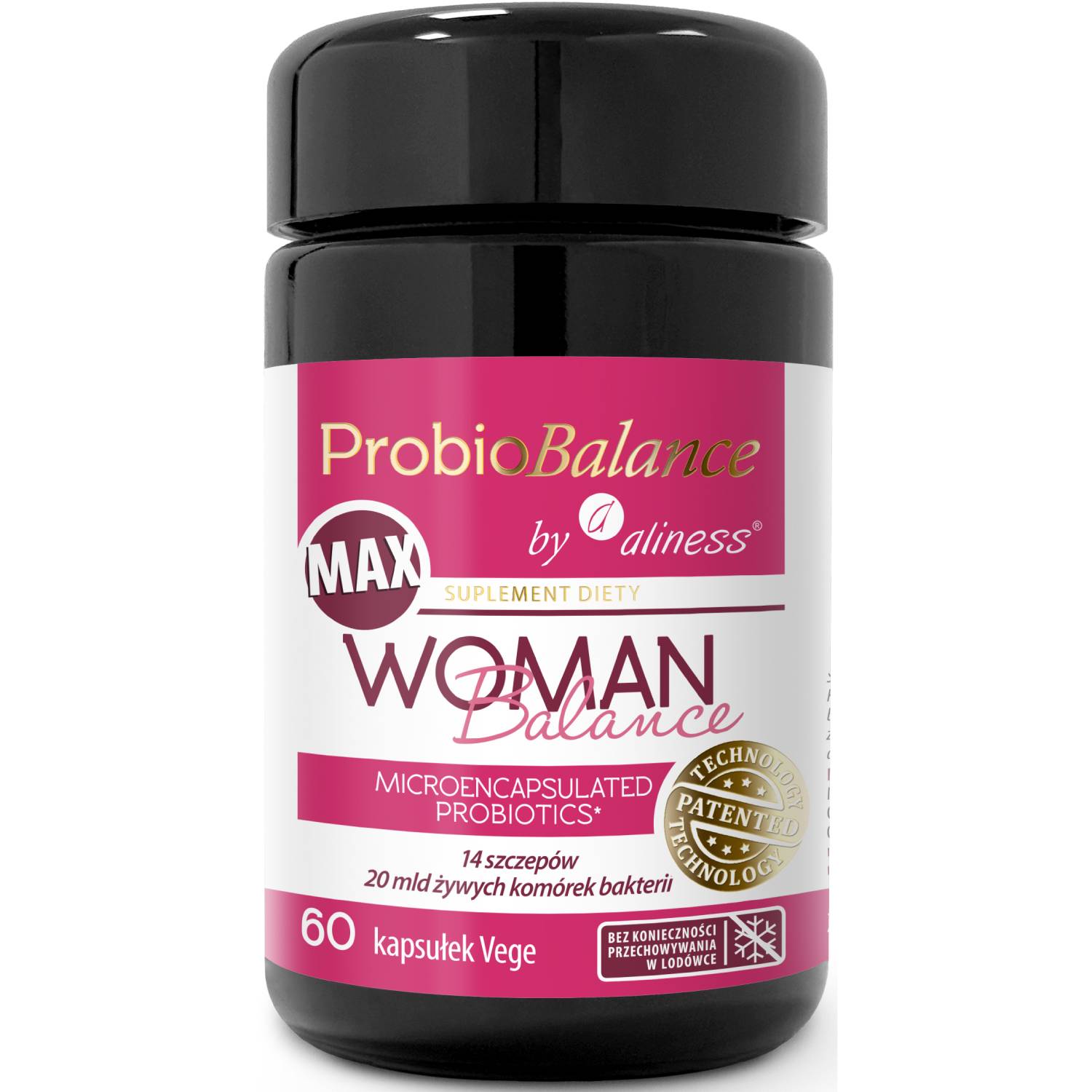 Aliness probiobalance woman max, 60 kapsułek