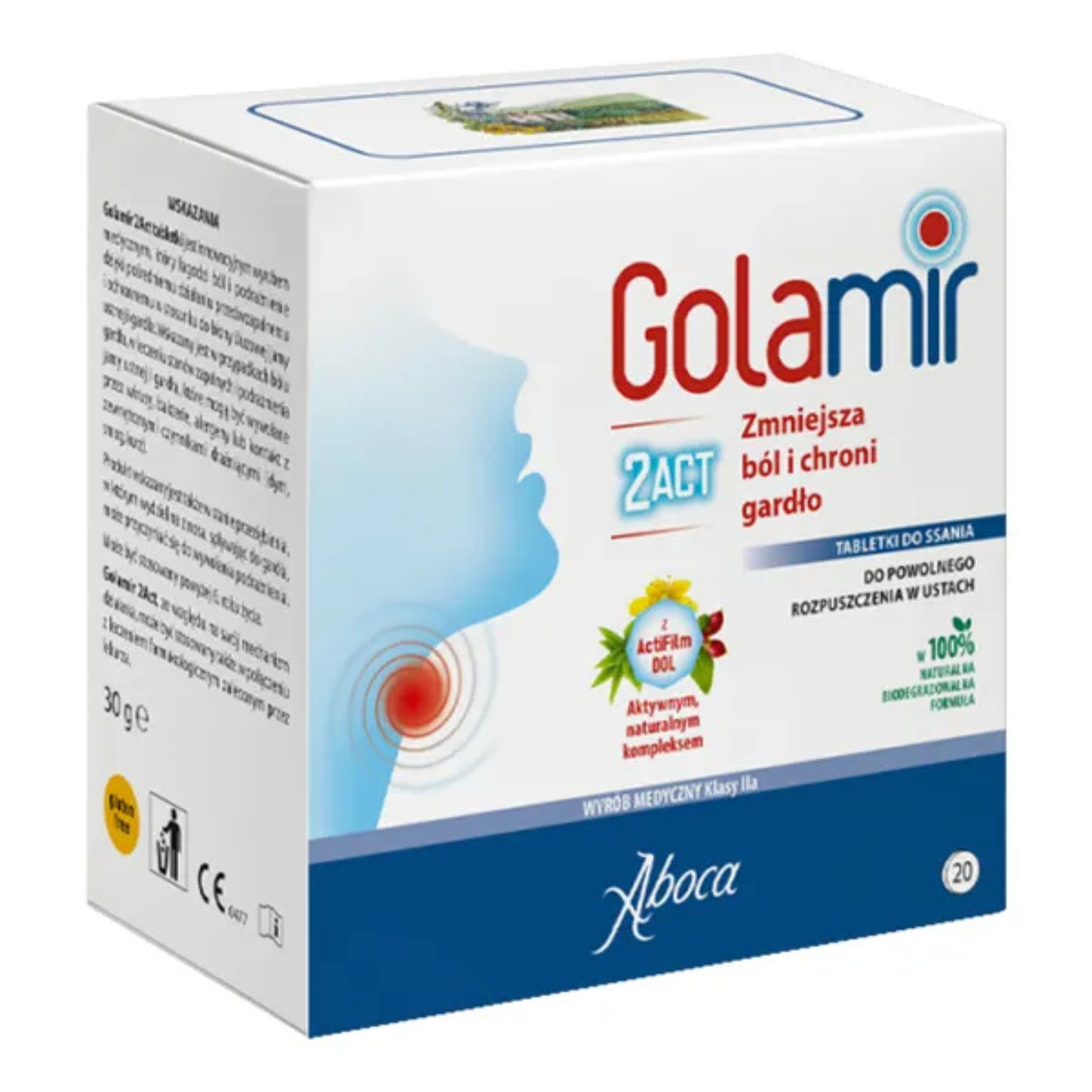 Aboca - golamir 2act, 20 tabletek do ssania