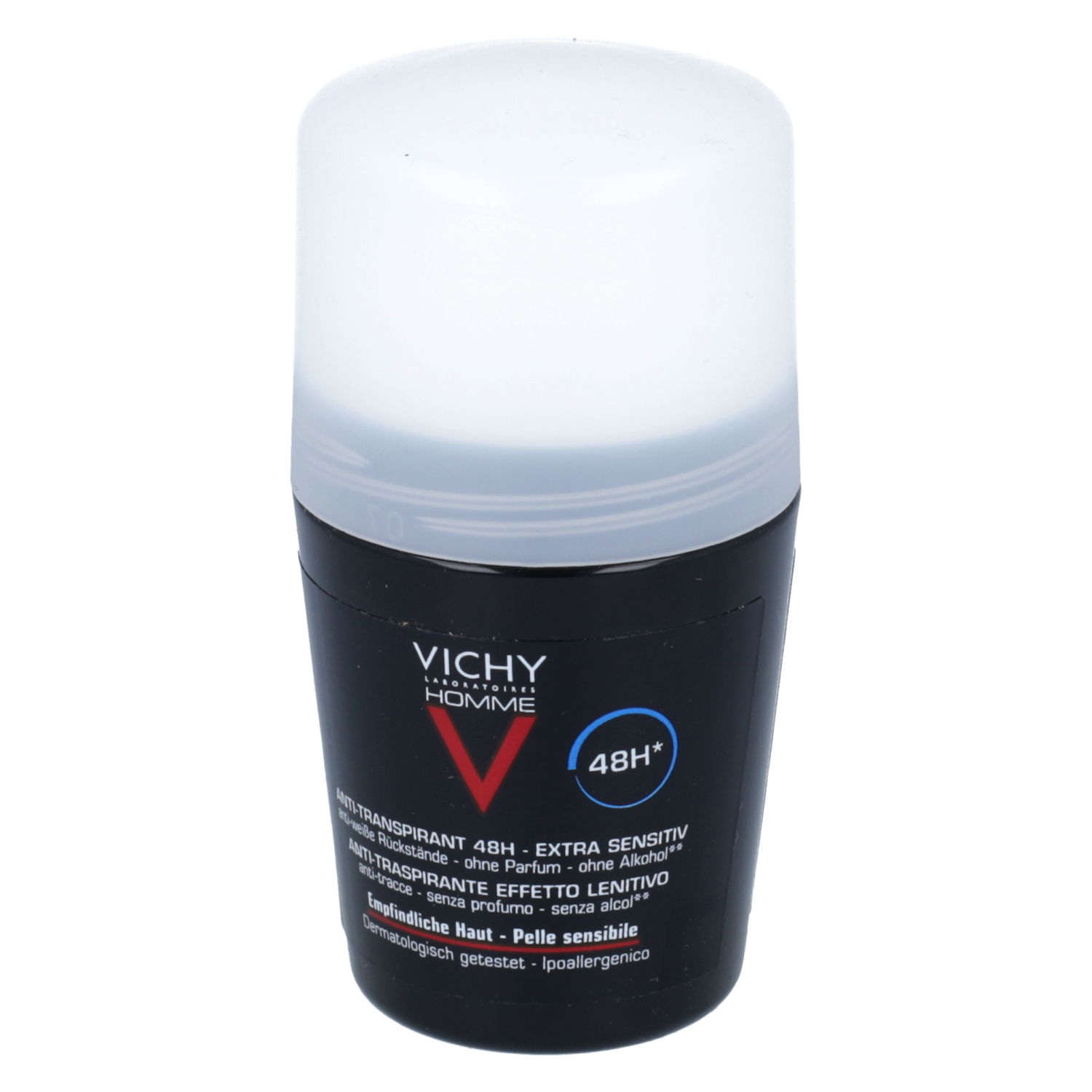 Vichy homme - antyperspirant w kulce dla mężczyzn, 48 h, skóra wrażliwa, 50 ml