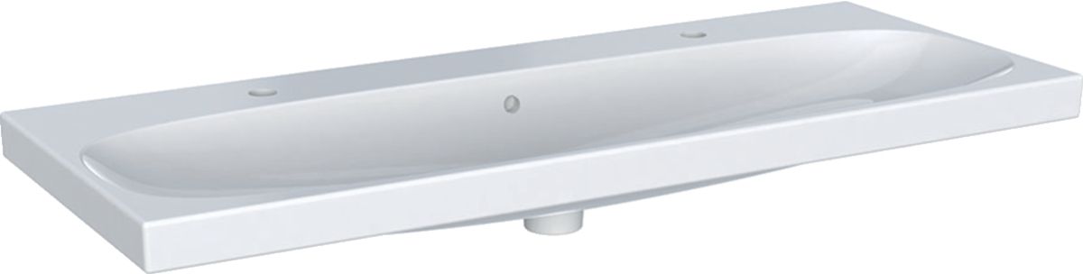 Geberit Acanto umywalka 120x48 cm prostokątna biała 501.880.00.1