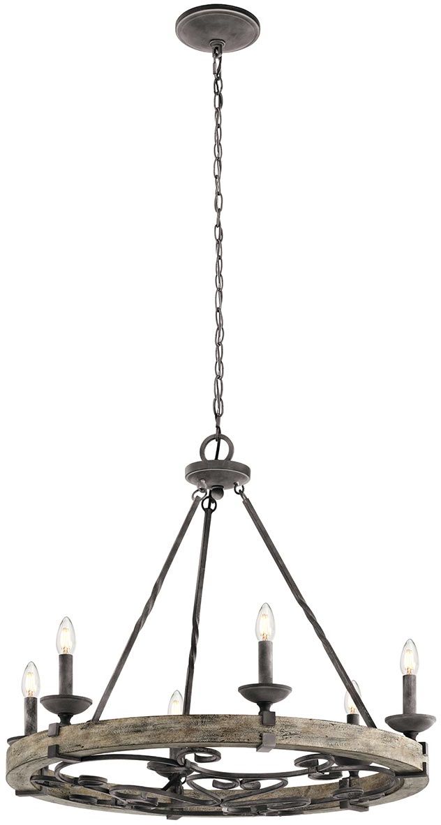 Elstead Lighting Taulbee lampa wisząca 6x60 W KL-TAULBEE6
