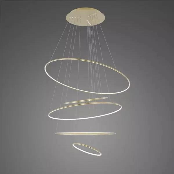 Altavola Design Ledowe Okręgi No. 1 lampa wisząca 151 W złota LA085/P_120_in_4k_gold_Dali