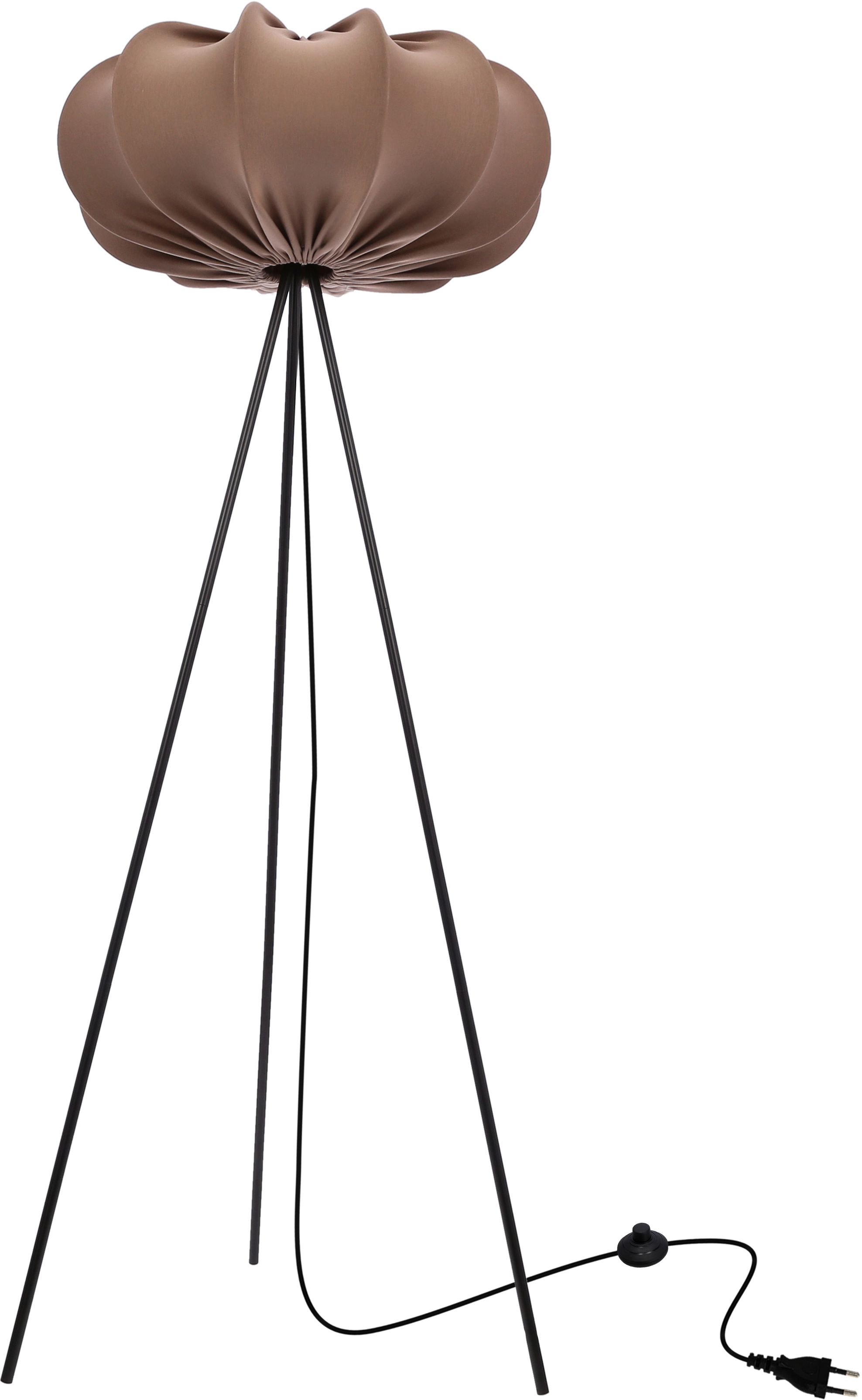Candellux Cafee lampa stojąca 1x40 W czarna-brązowa 51-42026