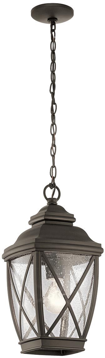 Elstead Lighting Tangier lampa wisząca zewnętrzna 1x60 W brązowa KL-TANGIER8-M