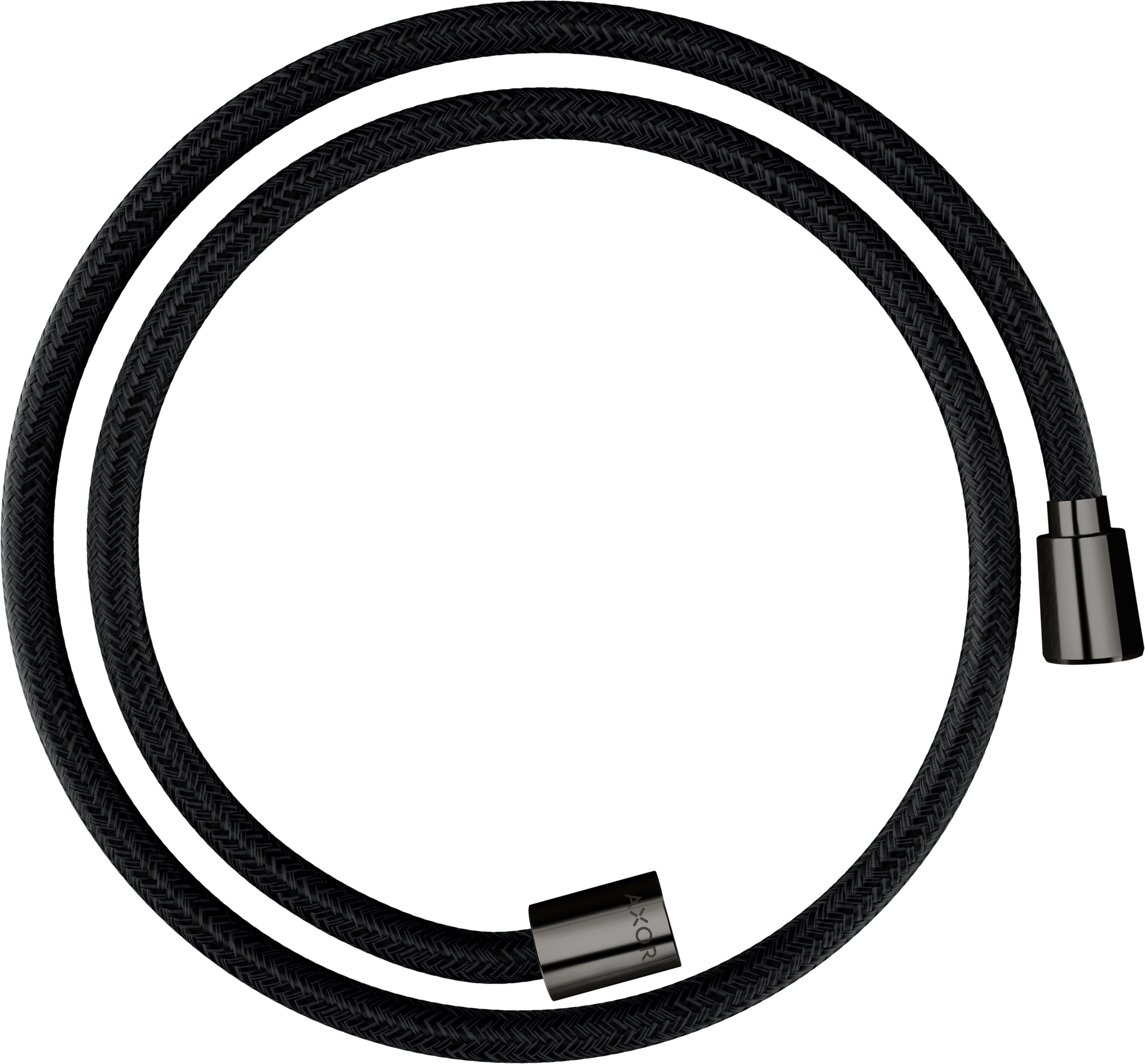 Axor ShowerSolutions wąż prysznicowy 125 cm czarny chrom polerowany 28227330