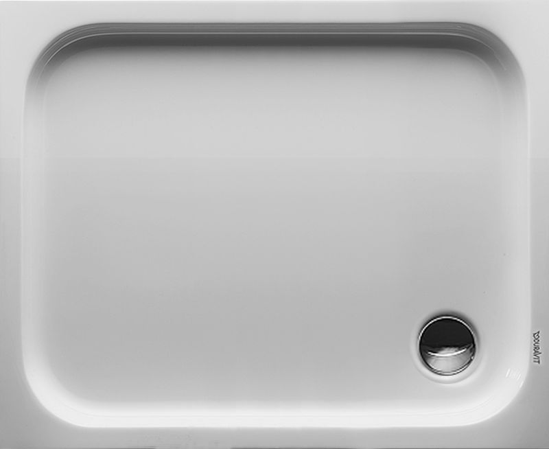 Duravit D-Code brodzik 100x80 cm prostokątny Antislip biały 720106000000001