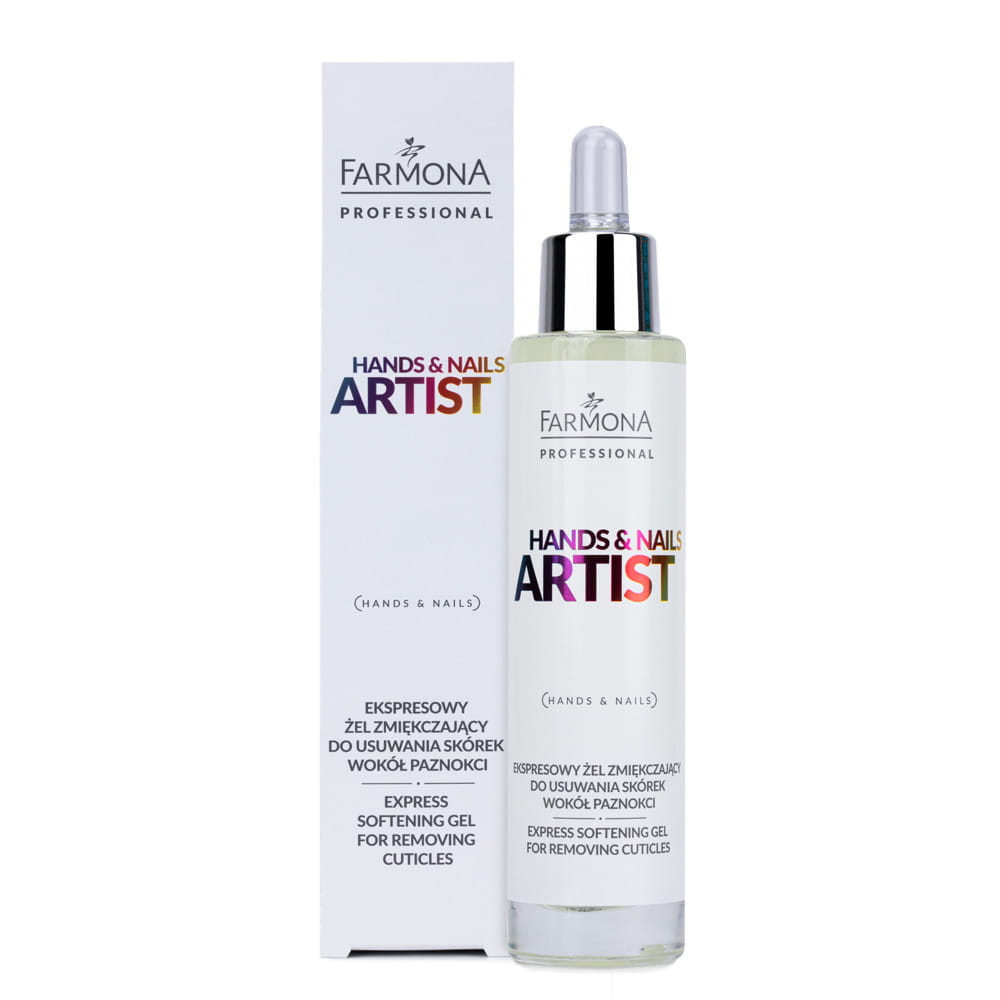 Ekspresowy żel zmiękczający do usuwania skórek wokół paznokci Farmona Hands&Nails Artist 50ml