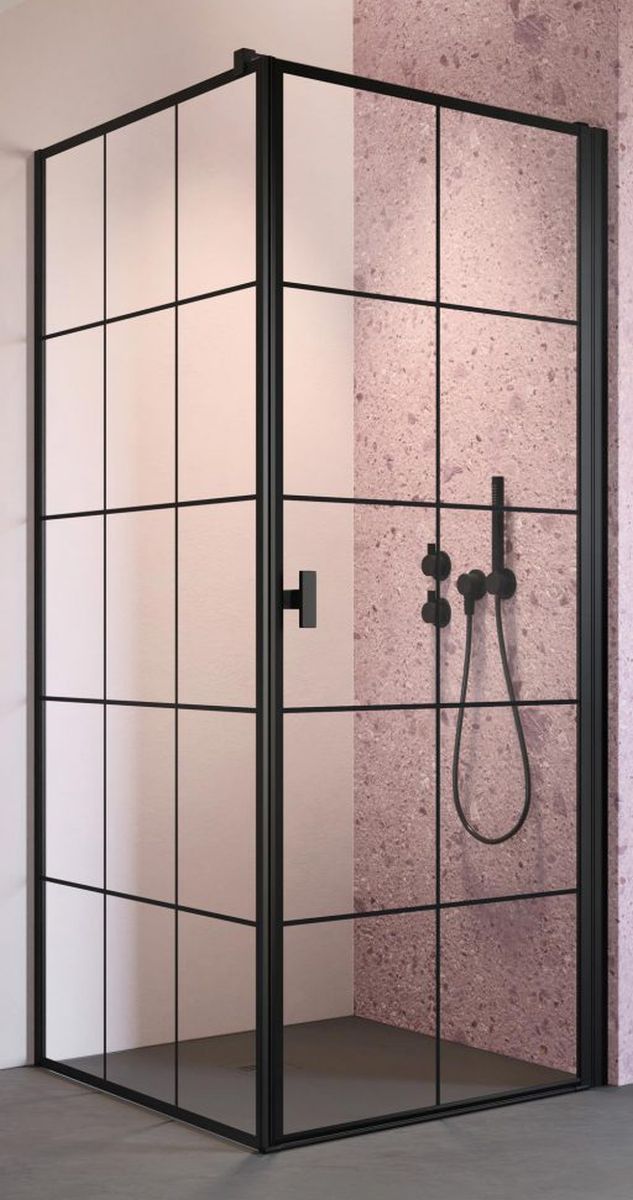 Darmowa Dostawa - Ścianka prysznicowa 80 cm Radaway Nes Black 100390805455
