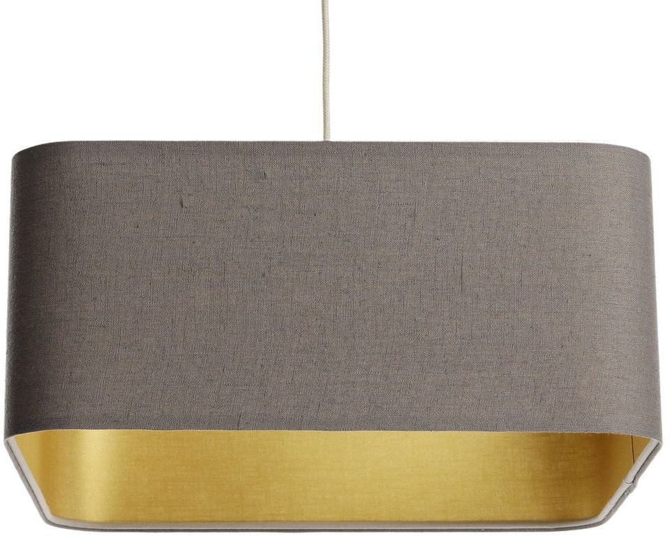Darmowa Dostawa - Lampa wisząca 1x60 W złota-beżowa BPS Koncept Kwadro len light KW00240W20