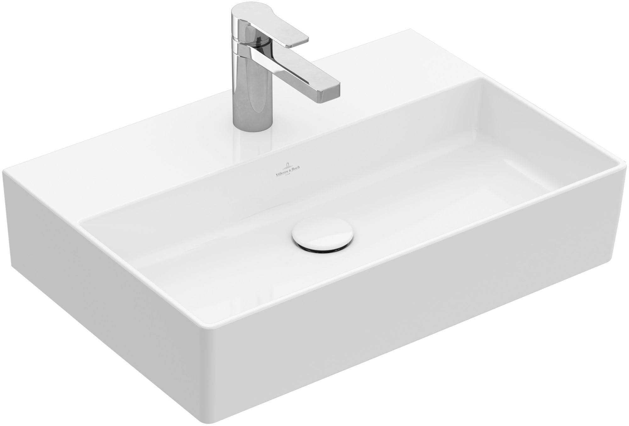 Darmowa Dostawa - Umywalka 60x42 cm prostokątna ścienna-meblowa biała Villeroy & Boch Memento 2.0 4A226G01