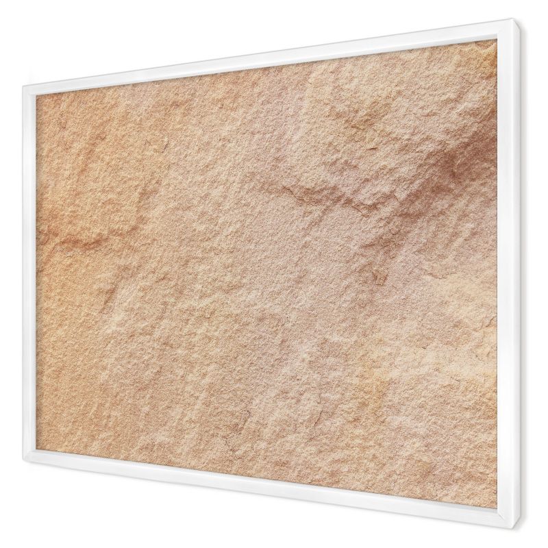 Ozdobna tablica magnetyczna Wallfluent 70x50 Kamień tekstura w białej ramie 1szt