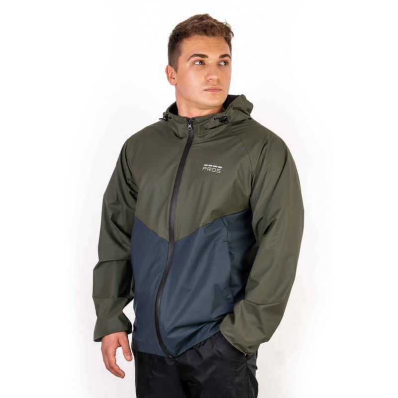 Kurtka wodoodporna 20000mm PROS SPORT model 726 Zielono-granatowy XXXL 1 szt.