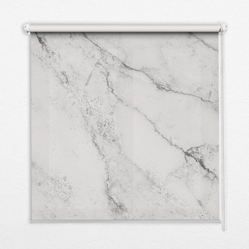 Roleta Wewnętrzna Tulup 100x140 cm Szary Marmur Montaż do ściany/sufitu 1 szt.