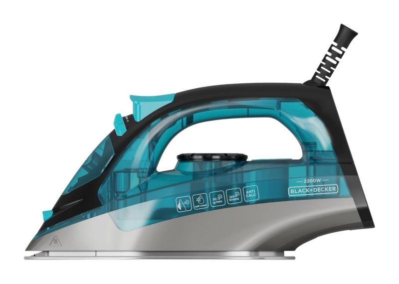 Żelazko parowe Black+Decker BXIR2201E 2200 W niebieski 1 szt.