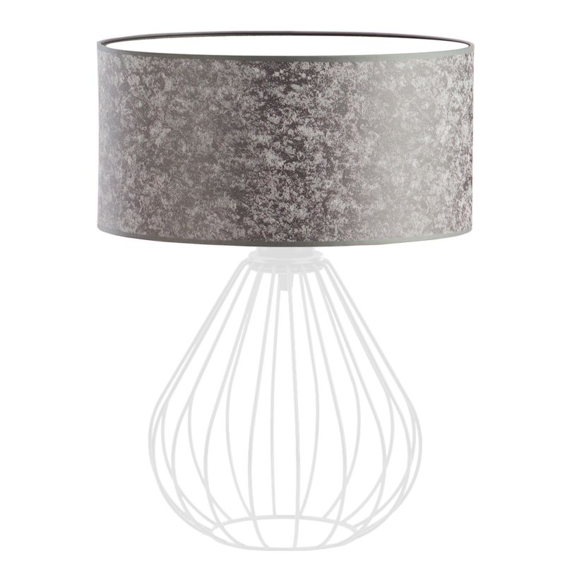 Lampka Nocna Volta Light Factory Konwalia Abażur Biały/Beton 1xE27 1szt.