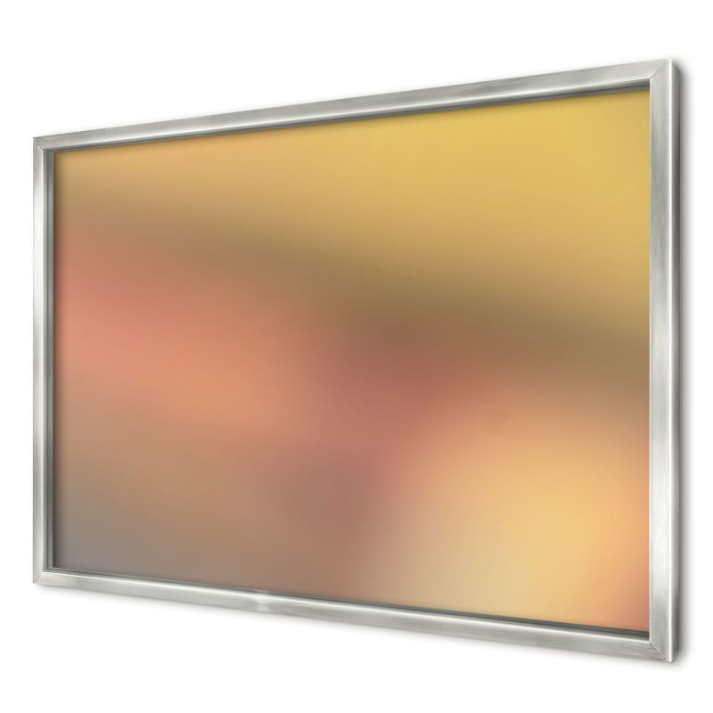 Dekoracyjna tablica magnetyczna Wallfluent 60x40 Kolorowy blask w srebrnej ramie 1szt