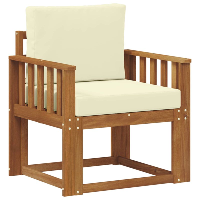 Sofa ogrodowa WaszeMeble z akacji brązowa z poduszkami WM-3436227 1 szt.