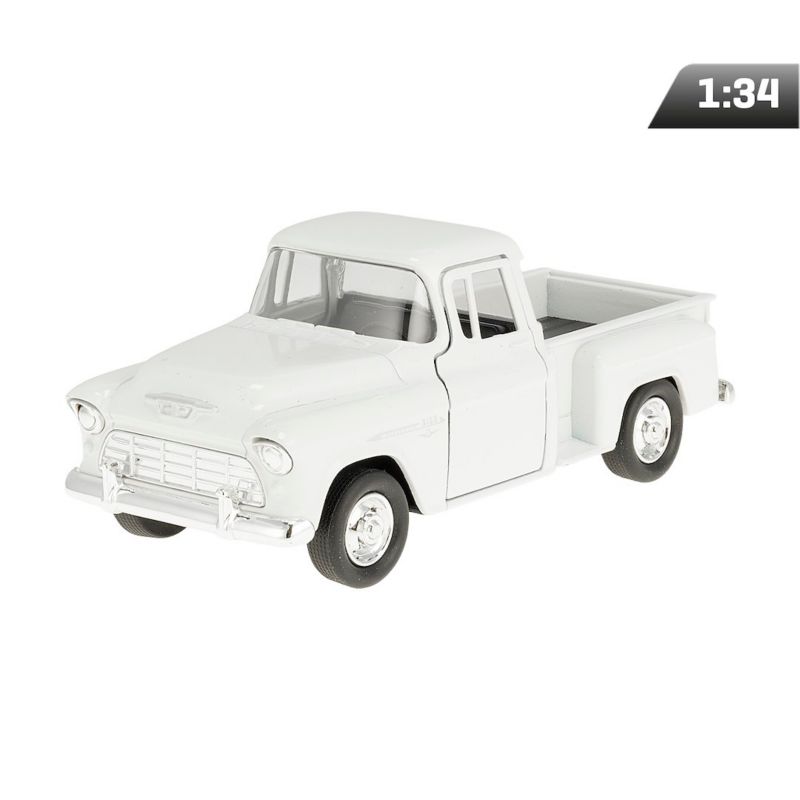 Model 1:34 CHEVY Stepside, biały, Carmotion, 1 szt.