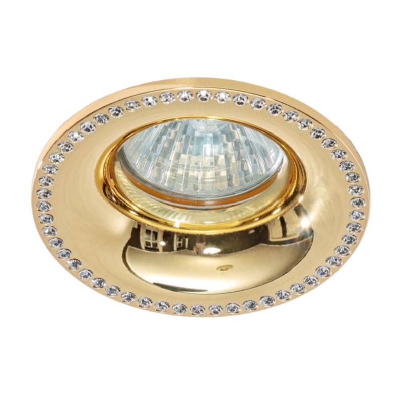 Lampa Sufitowa Okrągła Oprawa Azzardo Adamo Midst Diamond Gold Az2740 1szt.