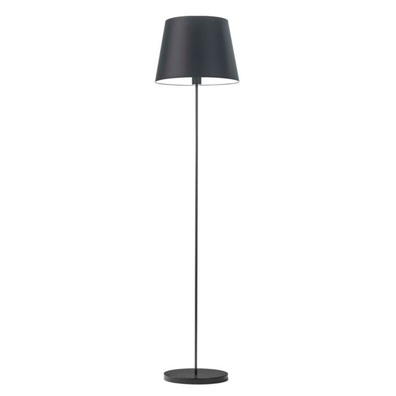 Lampa stojąca Volta Light Factory podłogowa z abażurem czarny stożek BLUES 1szt.