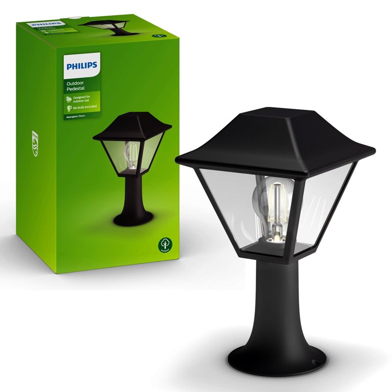 Lampa ogrodowa Philips zewnętrzna słupek 30cm latarnia E27 IP44 1 szt.