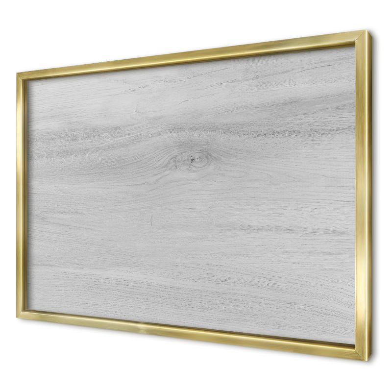 Ozdobna tablica magnetyczna Wallfluent 60x40 Drewniana struktura w złotej ramie 1szt