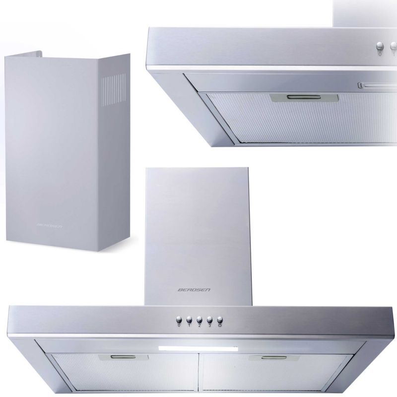 Okap kuchenny Berdsen kominowy 60cm Inox 1szt.
