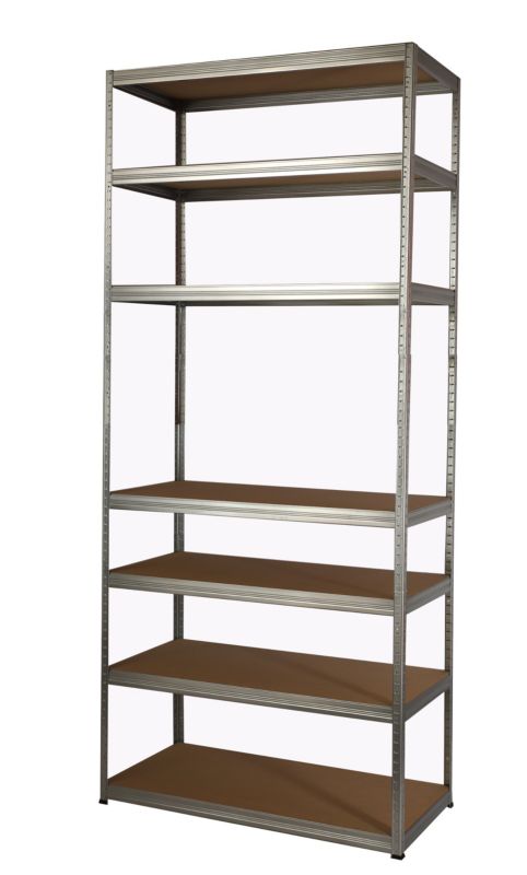 Regał metalowy MODO24 magazynowy ocynkowany helios 270x75x30cm 7 półek po 175 kg 1 szt.