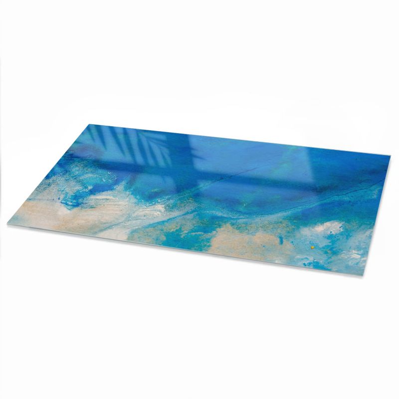 Blat Na Stół ArtPrintCave 120x60 cm Oceaniczna głębia - Szklany Blat do Stolika Kawowego 1 szt.