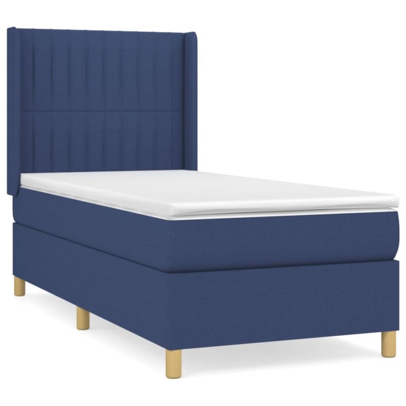 Łóżko z materacem WaszeMeble 80x200 cm niebieski WM-3132111 1 szt.