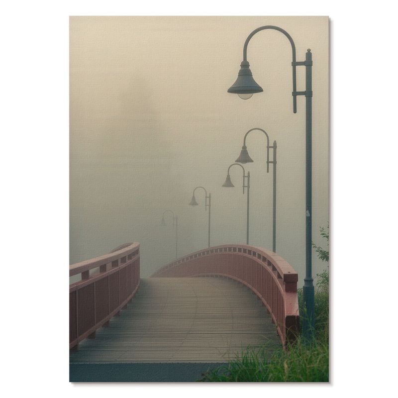 Plakat na Ścianę Tulup 29,7x42 cm (A3) Most w mgle Do salonu, sypialni, biura 1 szt.