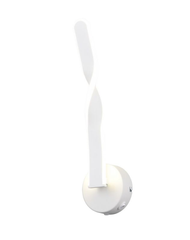 Kinkiet z włącznikiem RL GINKO biały matowy LED 11W 4000K 1250lm IP20 wym:163x18,3x18,3cm - 1 szt.