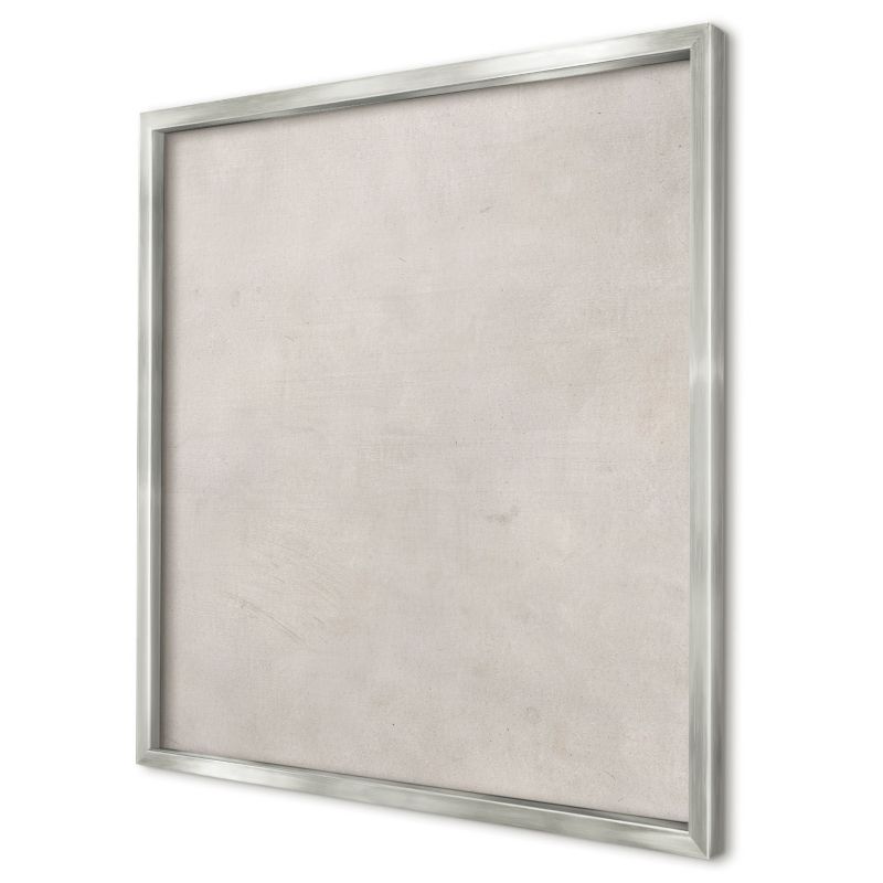 Tablica magnetyczna ozdobna Wallfluent 50x50 Szara elegancja w srebrnej ramie 1szt