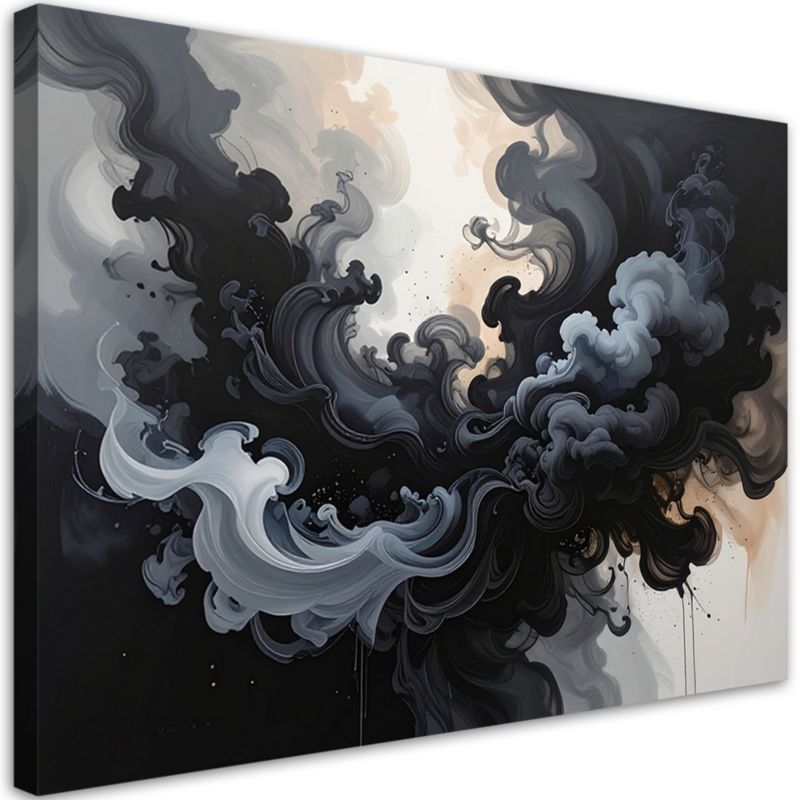 Obraz do salonu sypialni jadalni biura loftu Feeby Dym abstrakcja 100x70cm 1szt