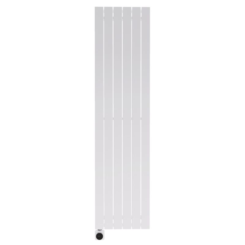 Grzejnik elektryczny dekoracyjny Luxrad Solis PodW 1 sztójny elektro 180x44,5 biały grzałka Premio maskownica 800W 1 szt