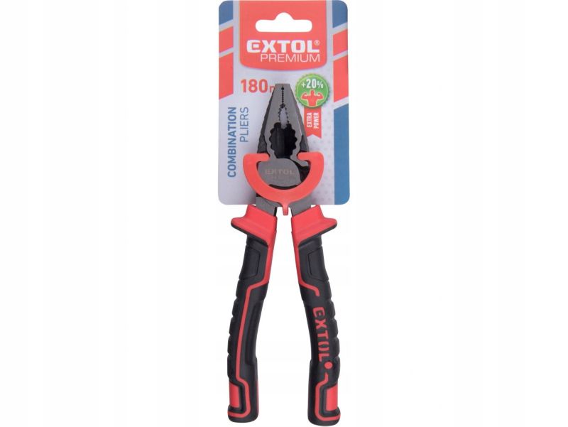 Kombinerki uniwersalne 180 mm Extol Premium POWER CrV +30% hartowane szczęki 1szt