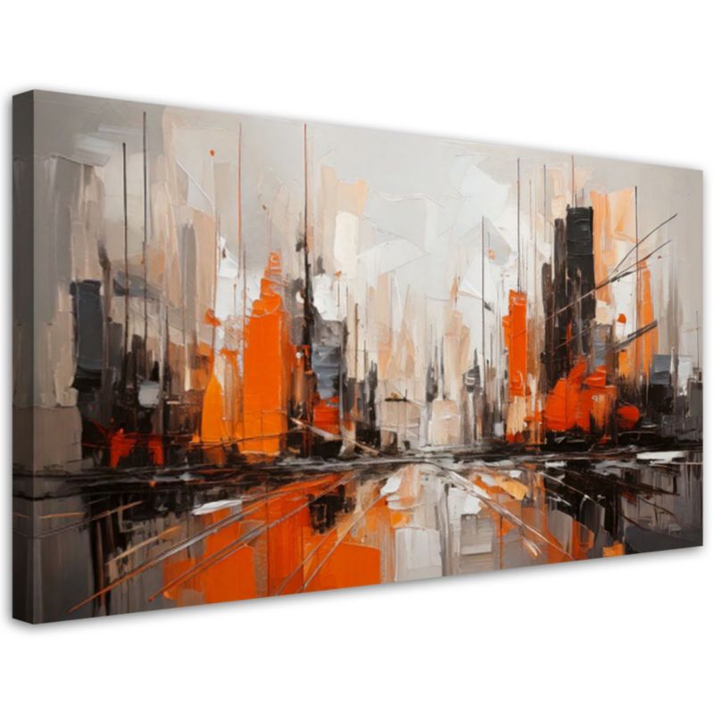Obraz Feeby Miasto Abstrakcja Architektura 120x60cm 1szt