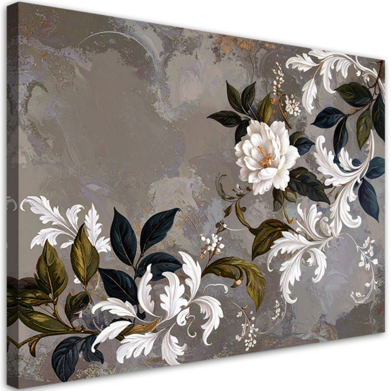 Obraz do salonu sypialni kuchni biura Feeby Liście akantu laurowe 90x60cm 1szt