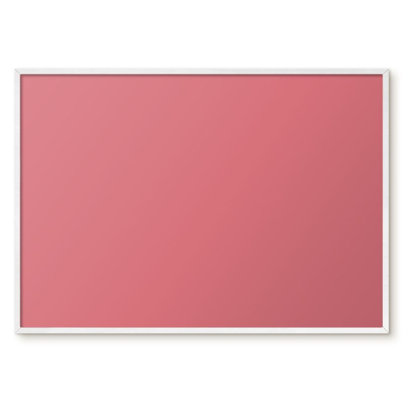 Tablica Na Magnesy Z Wakacji Tulup 100x70 cm Kolor łososiowy - Biała rama Do sypialni, salonu 1 szt.