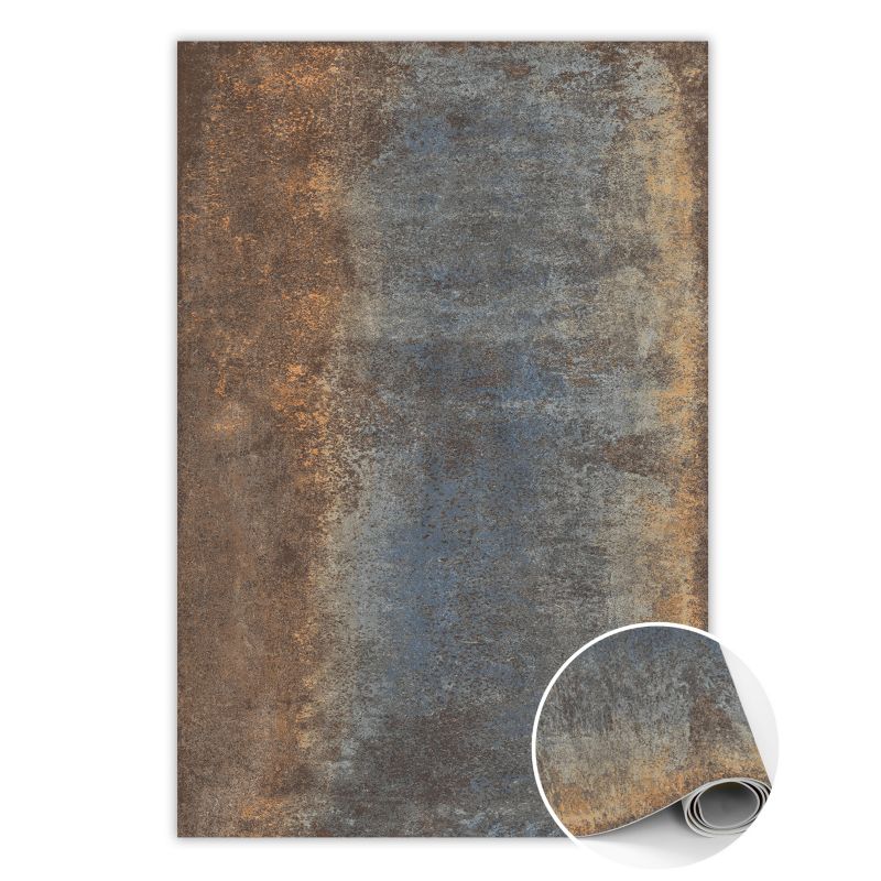 Dywan Tulup Winylowy 100x150 cm Zardzewiała blacha Do Salonu Dekoracyjny 1 szt.