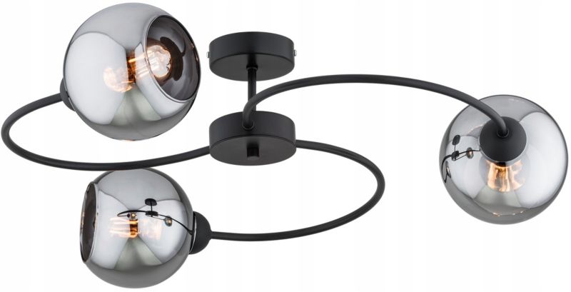 Lampa Wisząca Elko-Lighting Dior E27 czarny 1 szt